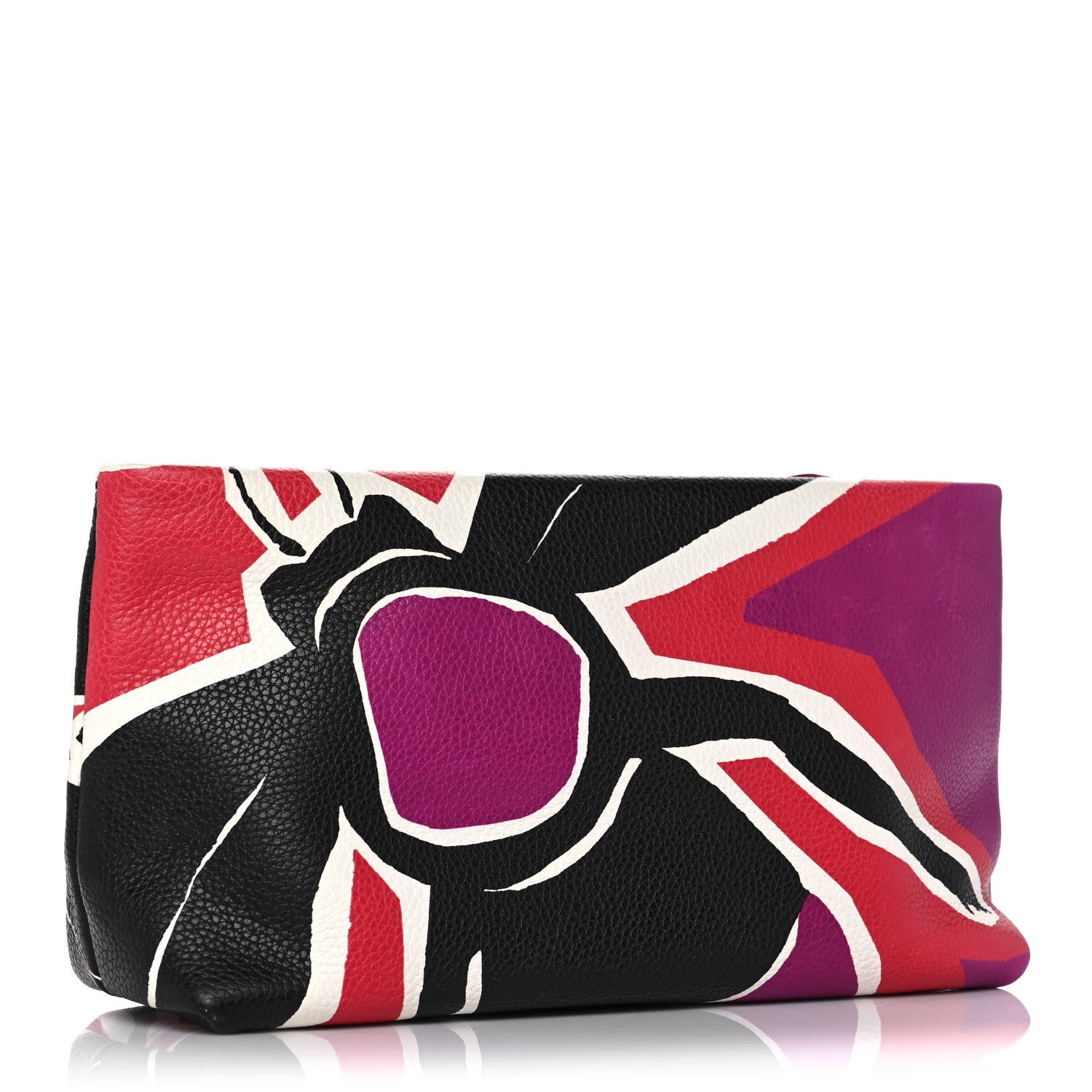 Burberry Prorsum Grained Calfskin Print Pouch Multicolor 3 of 13
