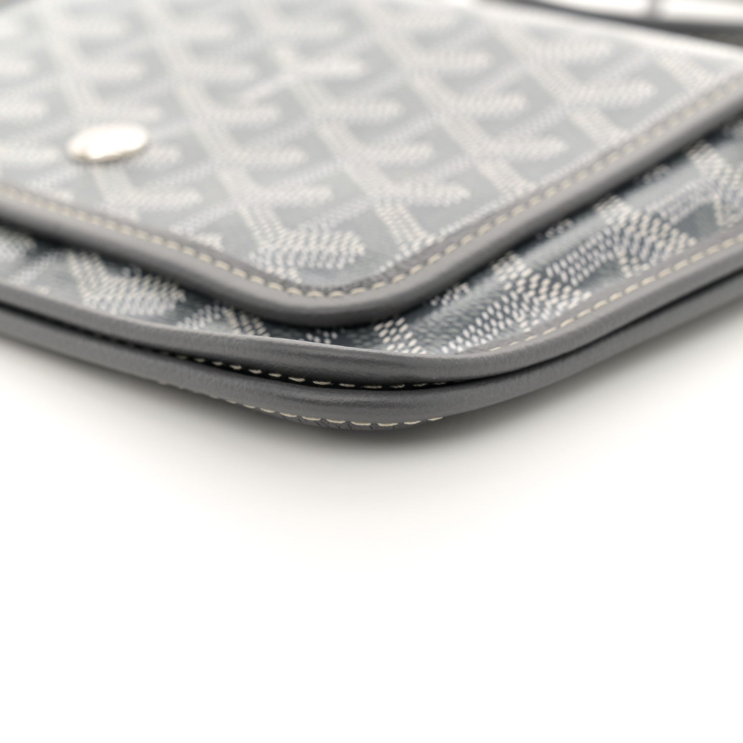 Goyard Goyardine Plumet Wallet Clutch Grey 10 of 10