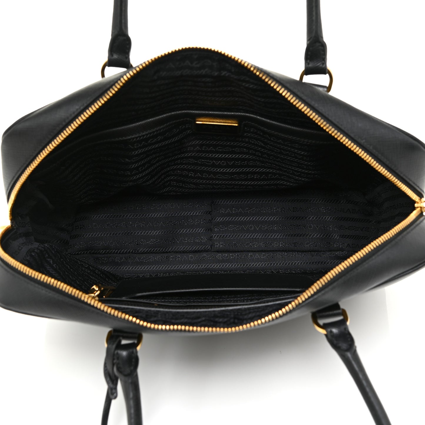Saffiano Lux Bauletto Black
