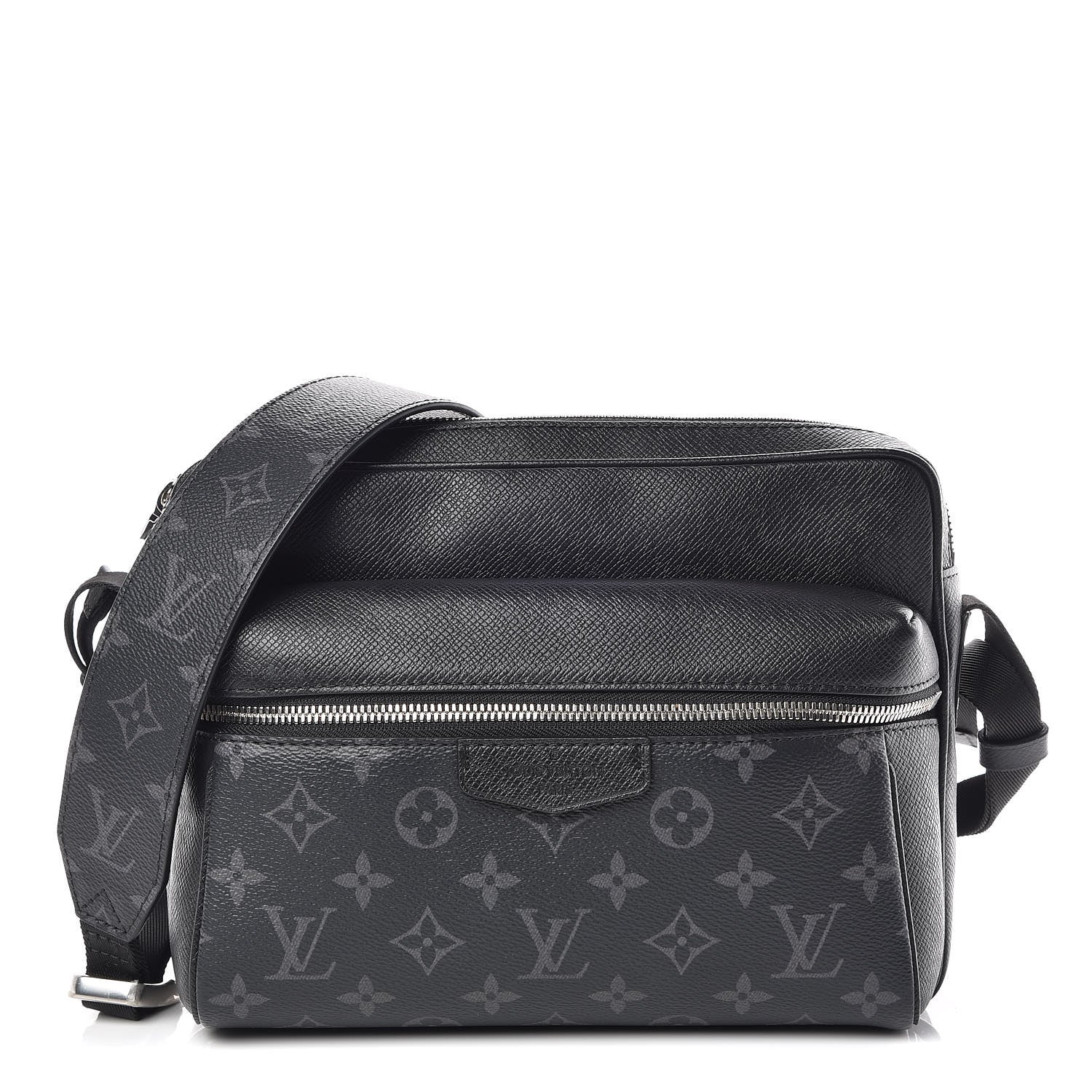 Louis Vuitton Taiga Monogram Eclipse Outdoor Messenger Black 1 of 9
