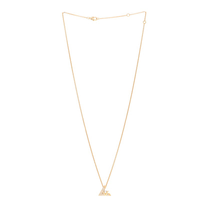Louis Vuitton 18K Yellow Gold Diamond LV Volt One Pave Pendant Necklace 3 of 6