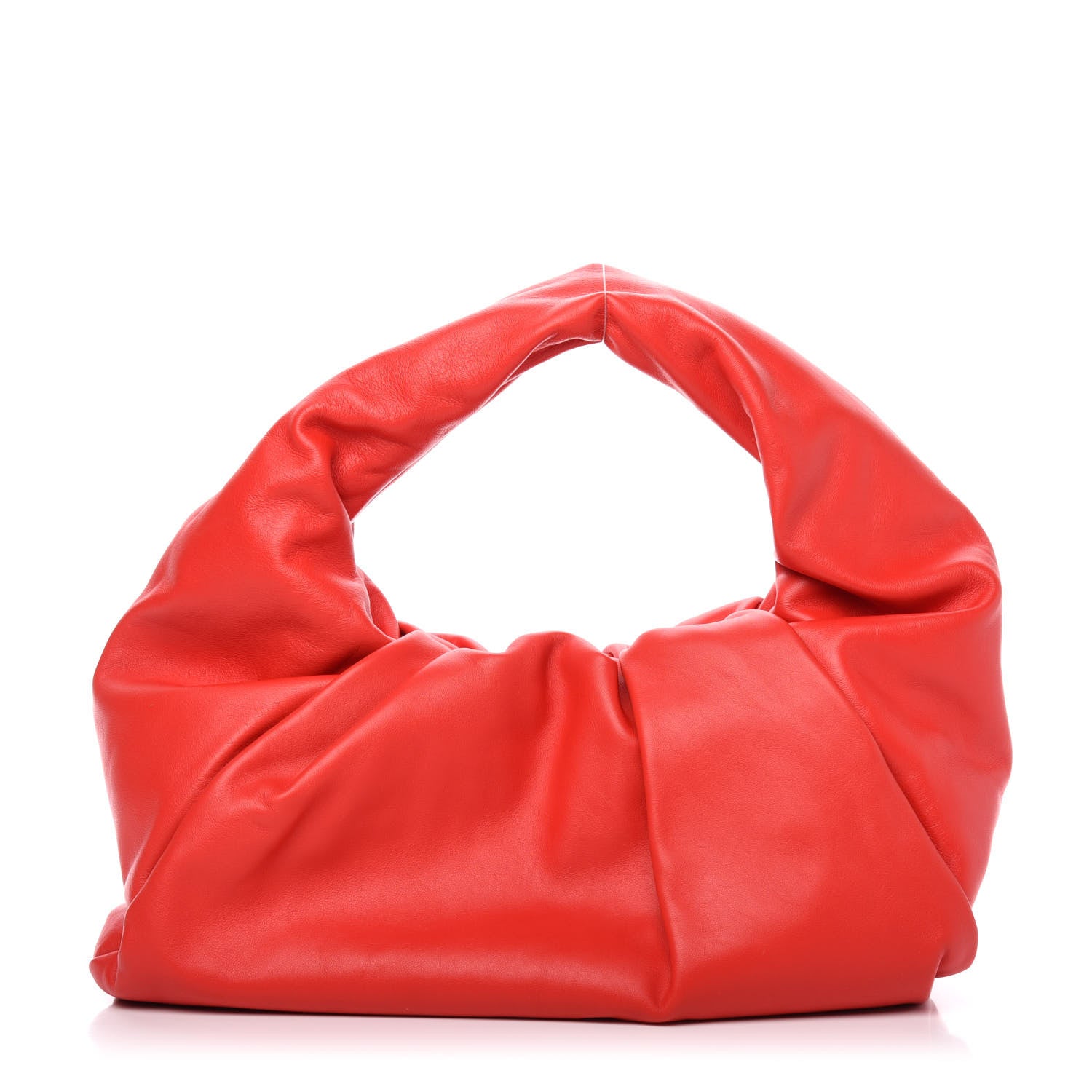 Bottega Veneta Smooth Butter Calfskin Small The Shoulder Pouch Red 1 of 9