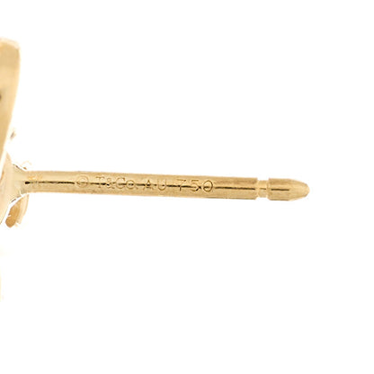 Tiffany 18K Yellow Gold Bow Earrings 4 of 4