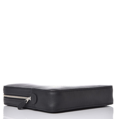 Balenciaga Calfskin M Triangle Pouch Black 4 of 7