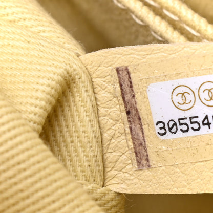 Chanel Caviar Quilted Incognito Extra Mini Coco Handle Flap Light Yellow 7 of 9