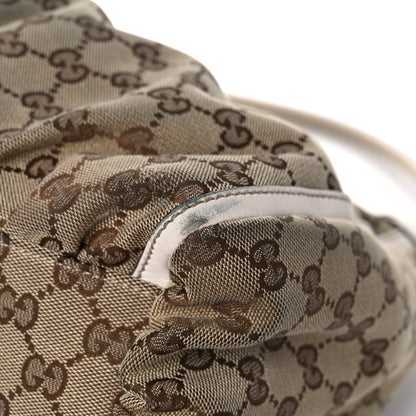 Gucci Monogram Large D Gold Hobo Off White 12 of 21
