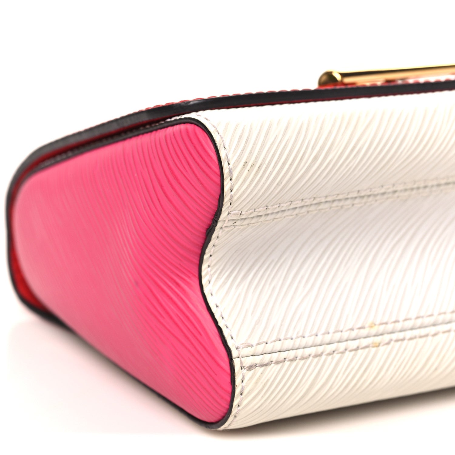 Louis Vuitton Epi Twist Shoulder Bag MM Coquelicot Hot Pink White 9 of 12
