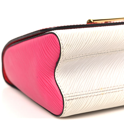 Louis Vuitton Epi Twist Shoulder Bag MM Coquelicot Hot Pink White 9 of 12