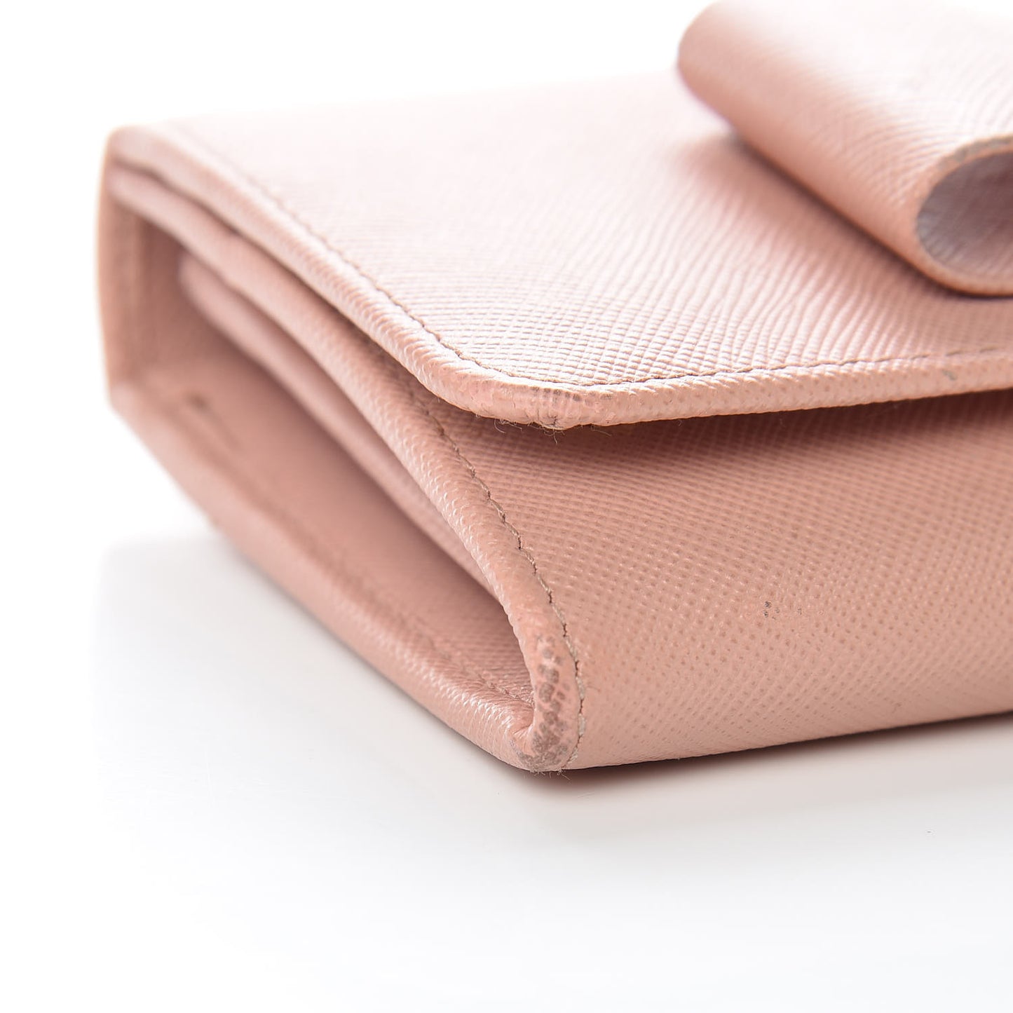 Saffiano Bow Continental Wallet Orchidea