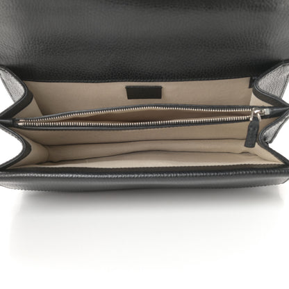 Gucci Pebbled Calfskin Small Dionysus Shoulder Bag Black 5 of 11
