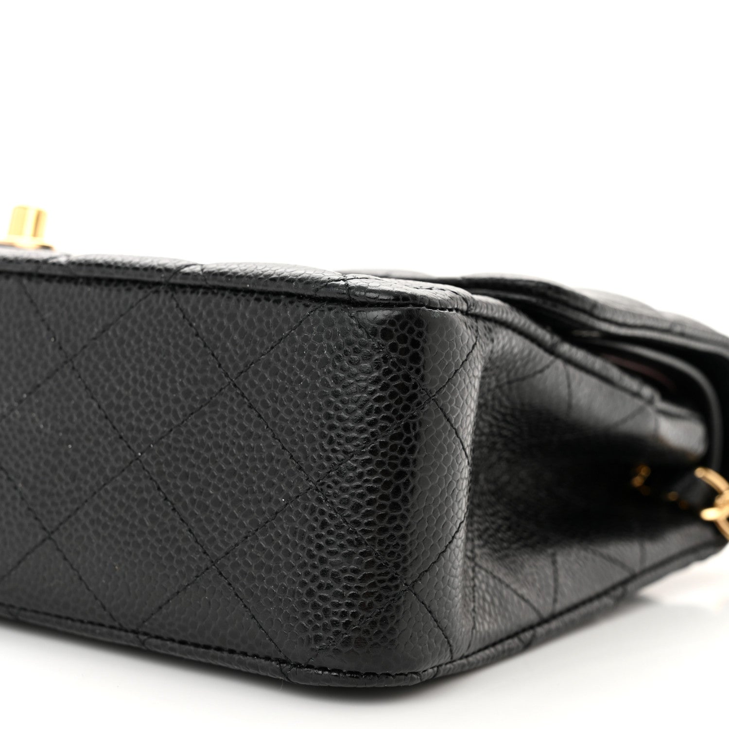 Chanel Caviar Quilted Medium Double Flap Black 10 of 11
