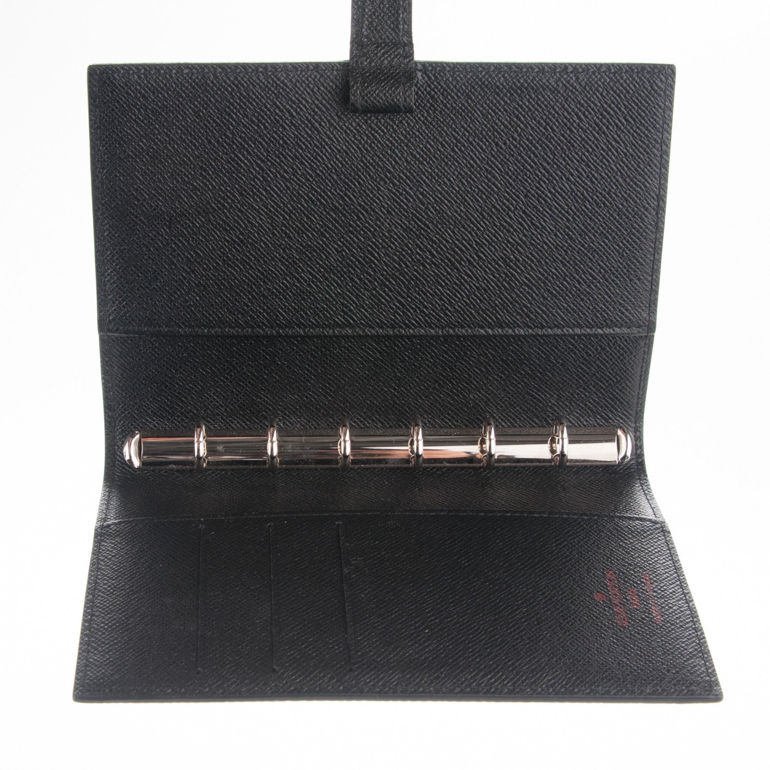 Louis Vuitton Epi Z Small Ring Agenda Cover Black 5 of 6