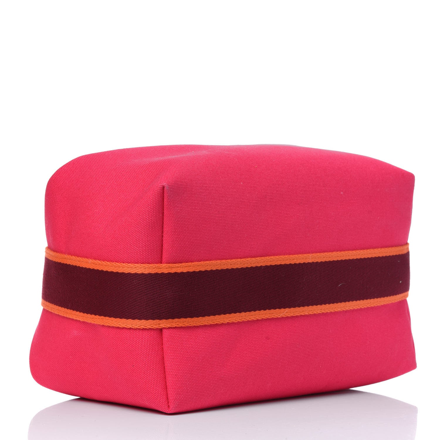 Hermes Canvas Small Bride-A-Brac Pouch Hibiscus 4 of 13