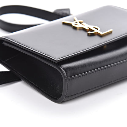 Saint Laurent Smooth Calfskin Monogram Kate Belt Bag Black 7 of 9