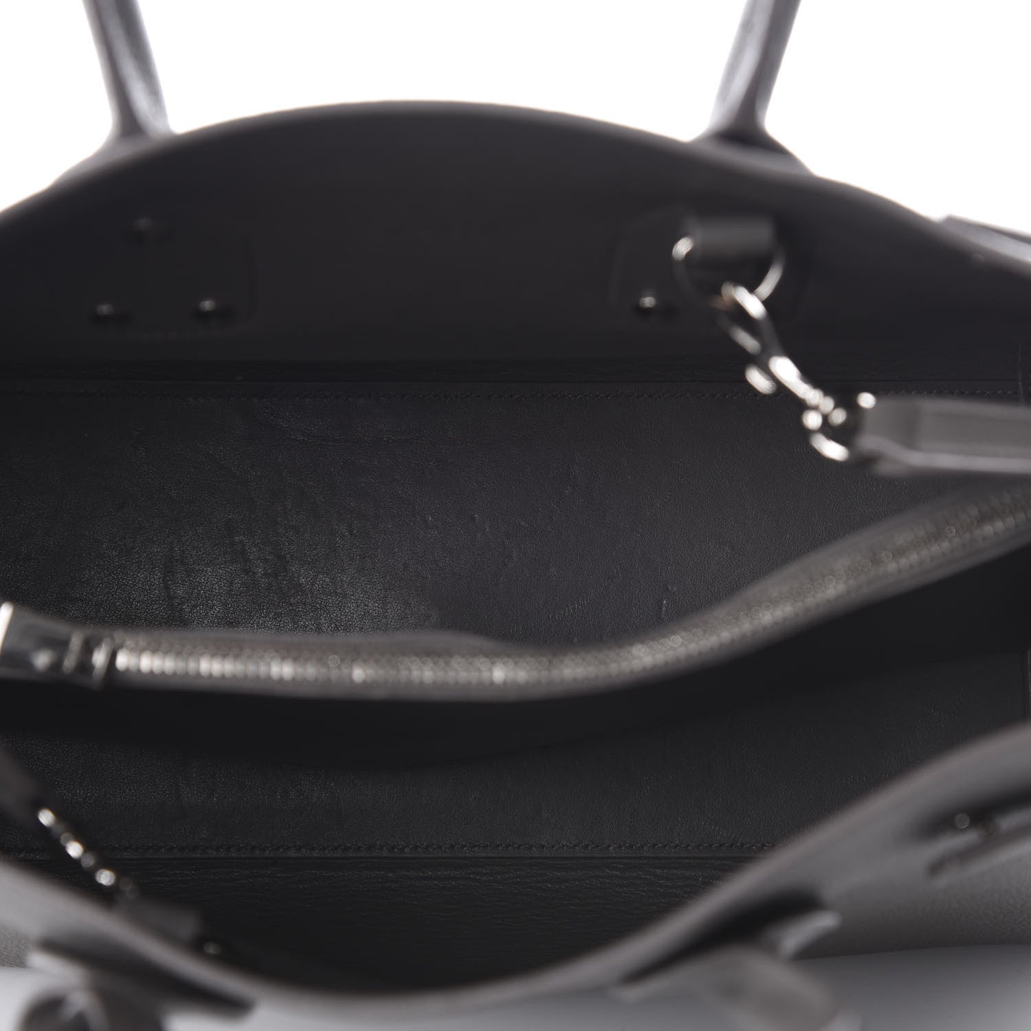 Saint Laurent Grained Calfskin Small Sac De Jour Fog 5 of 10