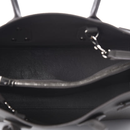 Saint Laurent Grained Calfskin Small Sac De Jour Fog 5 of 10