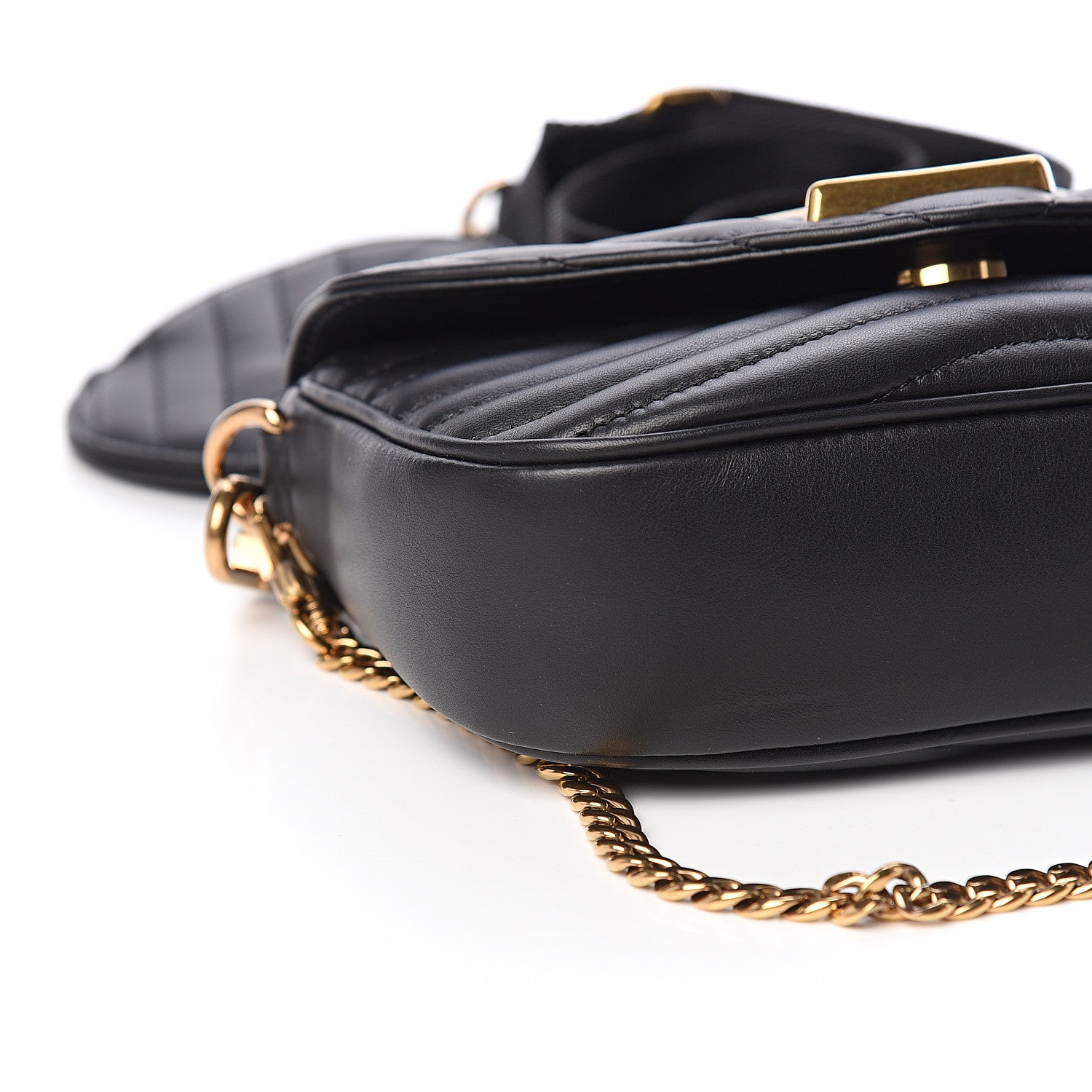 Louis Vuitton Calfskin New Wave Multi Pochette Black 6 of 9