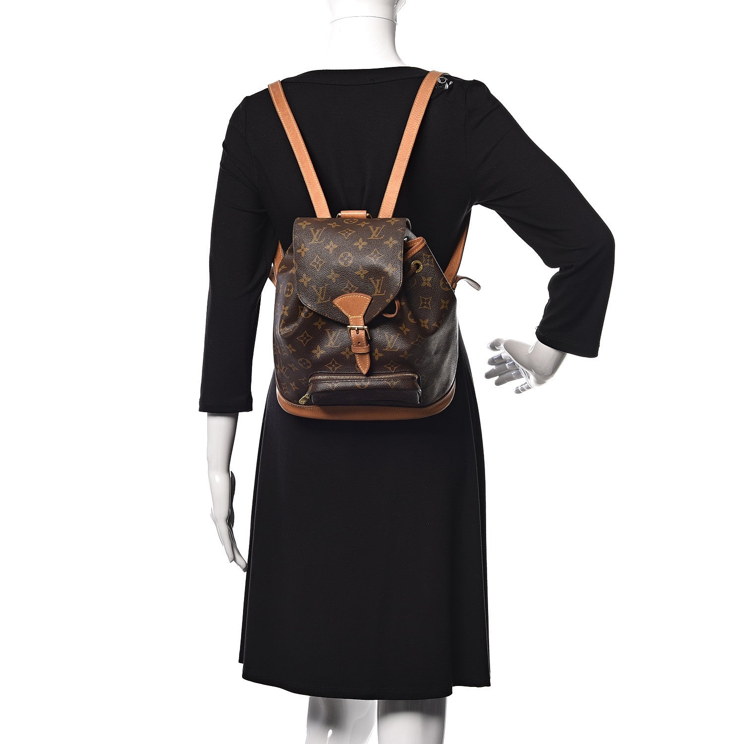 Louis Vuitton Monogram Montsouris MM Backpack 3 of 12