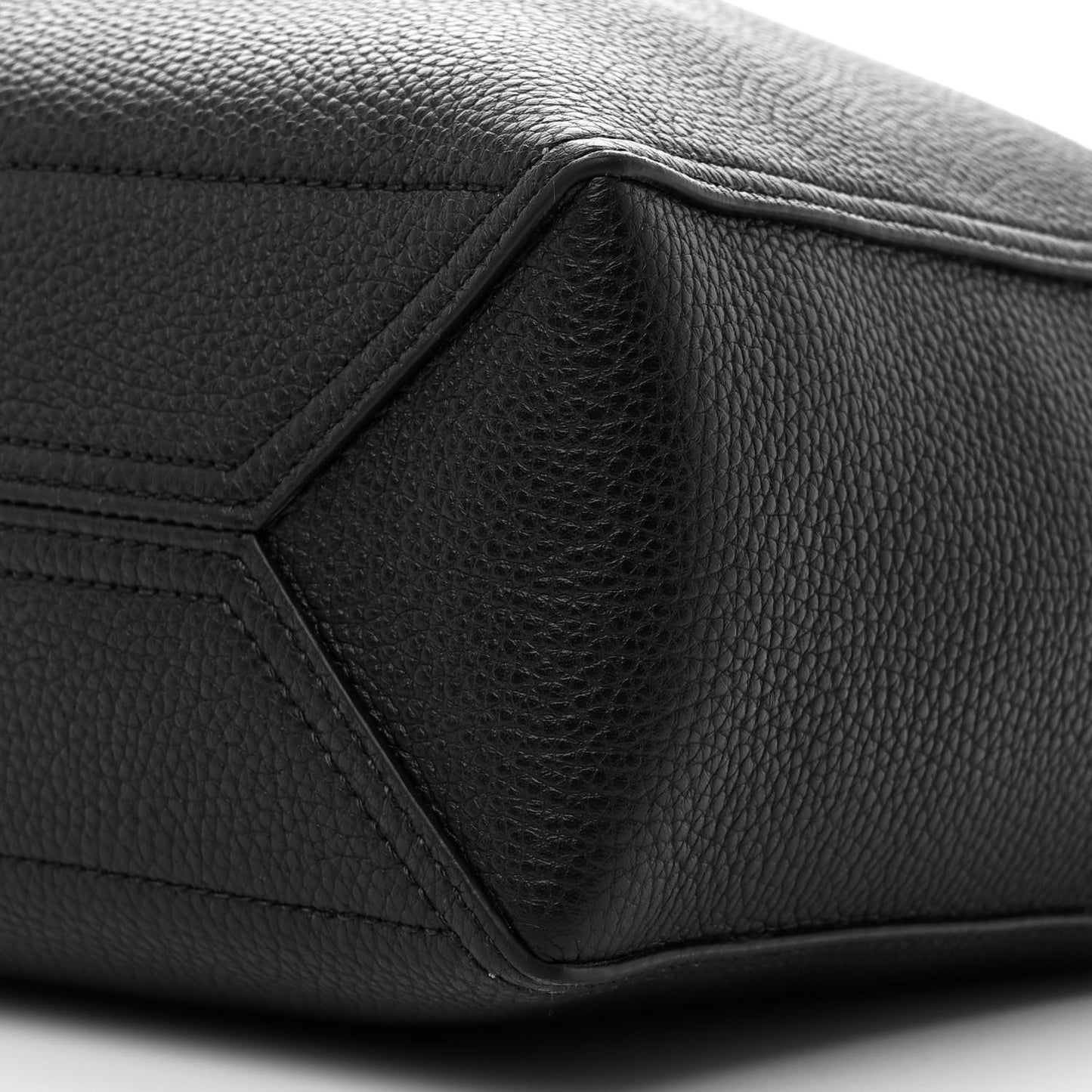Grained Calfskin Small Dahlia Tote Black