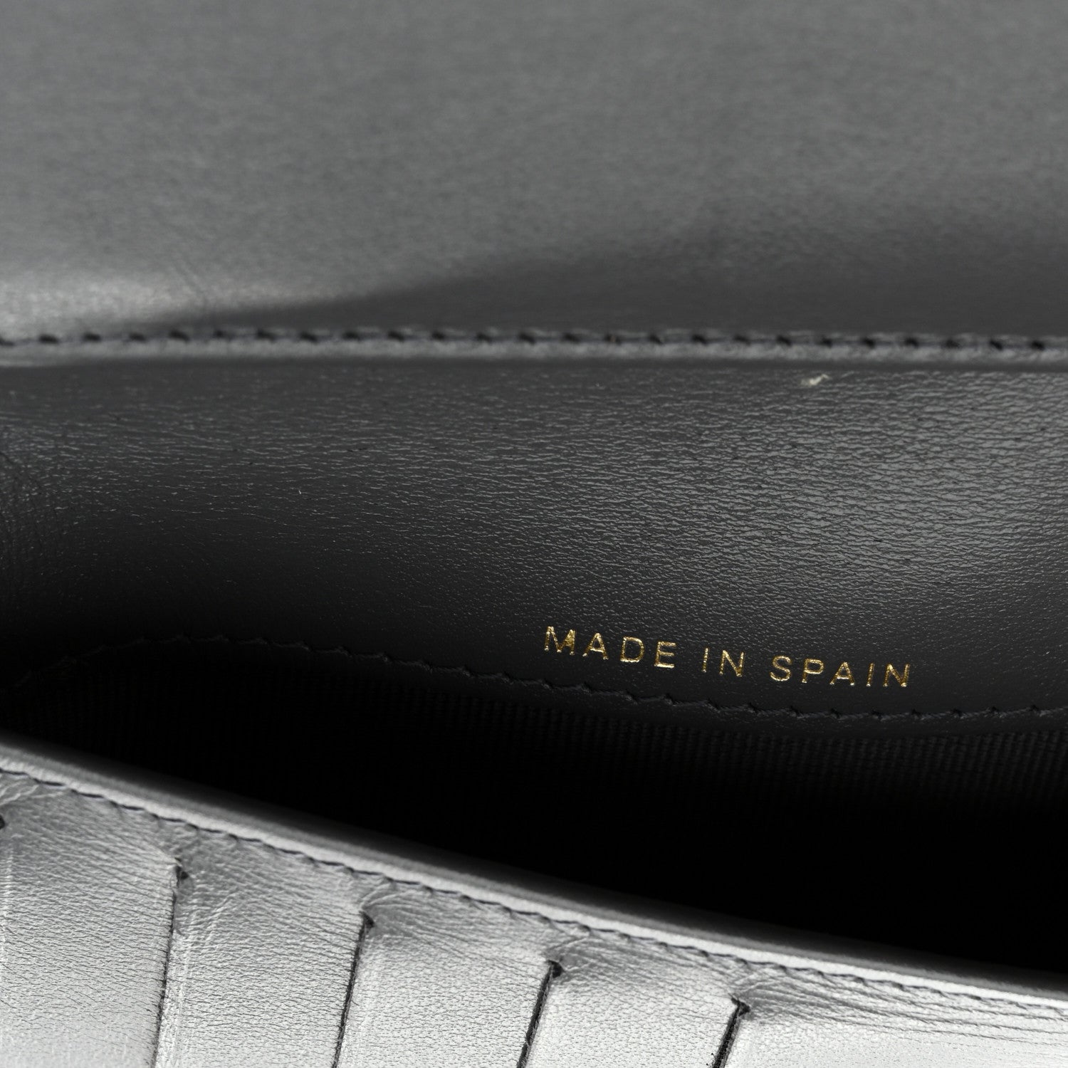 Chanel Caviar Quilted Medium Flap Wallet Grey 7 of 10