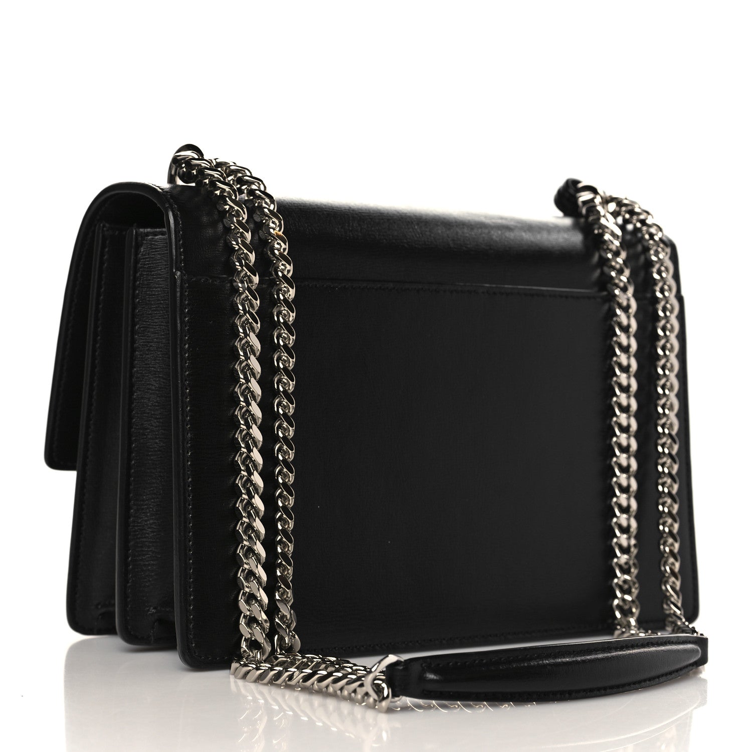 Saint Laurent Calfskin Medium Monogram Sunset Black 3 of 9