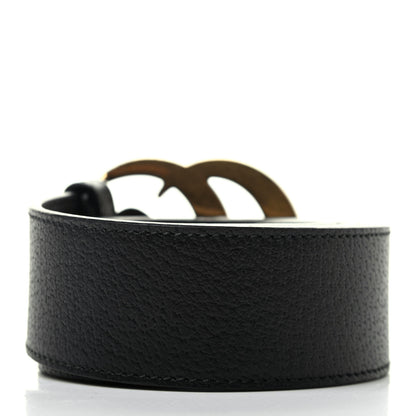 Gucci Textured Calfskin Double G 40mm Belt 90 36 Black 2 of 8