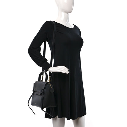 Celine Grained Calfskin Micro Belt Bag Black 2 of 8