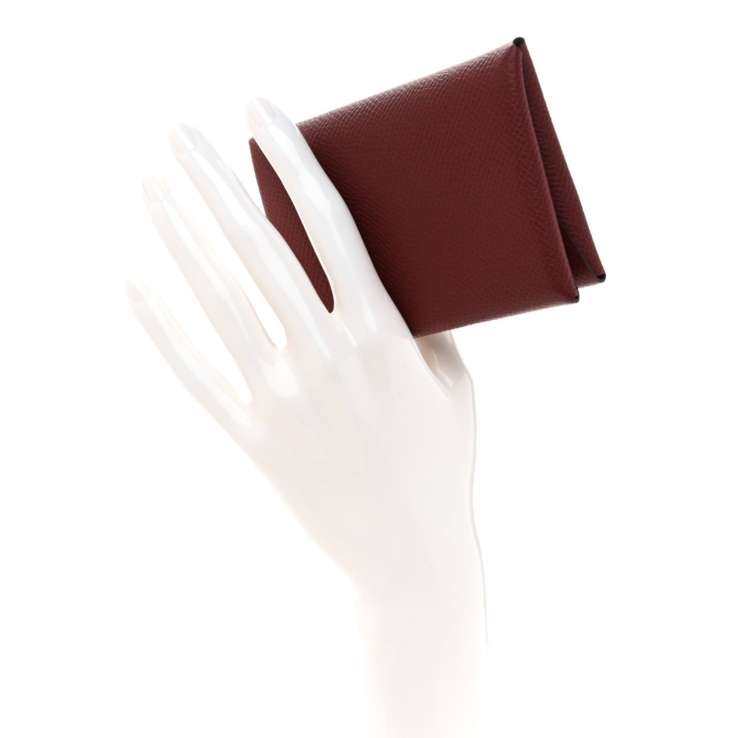 Hermes Epsom Calvi Duo Card Case Rouge H 2 of 8