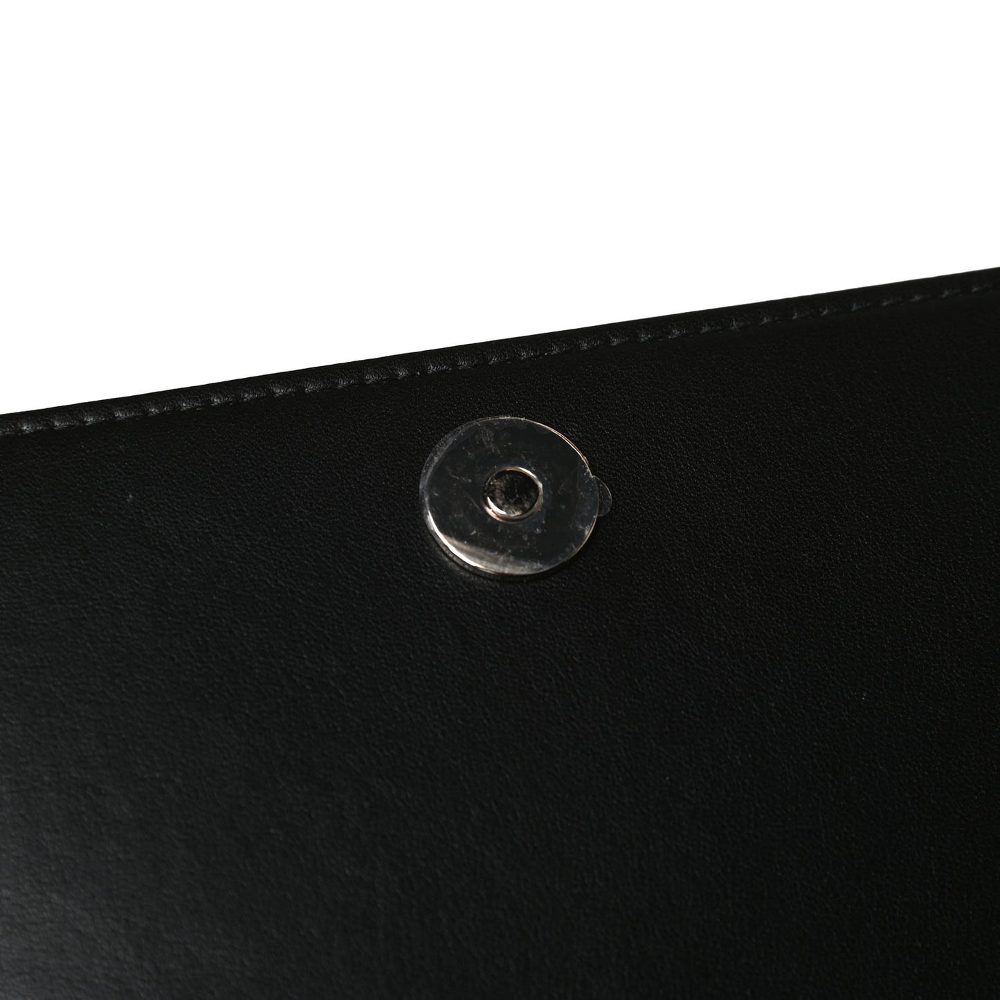 Patent Cannage Lady Dior Chain Wallet Black
