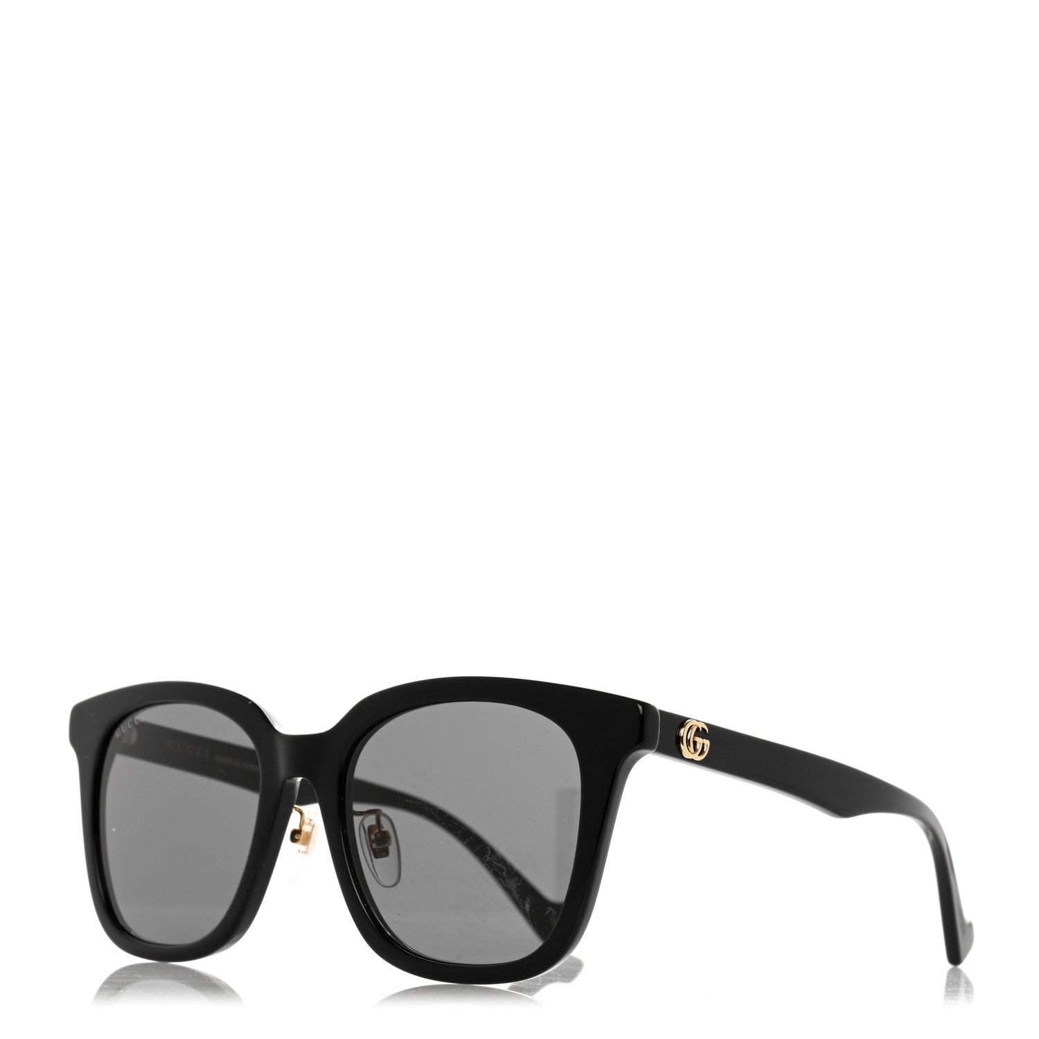 Gucci Acetate Square Frame Sunglasses GG1000SK Black 1 of 8