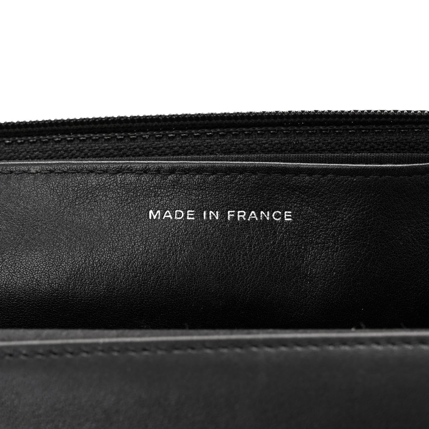 Chanel Caviar Timeless CC Wallet on Chain WOC Black 7 of 13