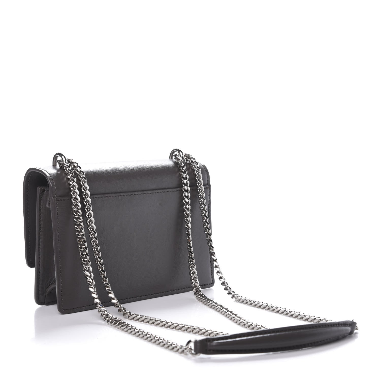 Saint Laurent Calfskin Monogram Sunset Chain Wallet Earth 4 of 11
