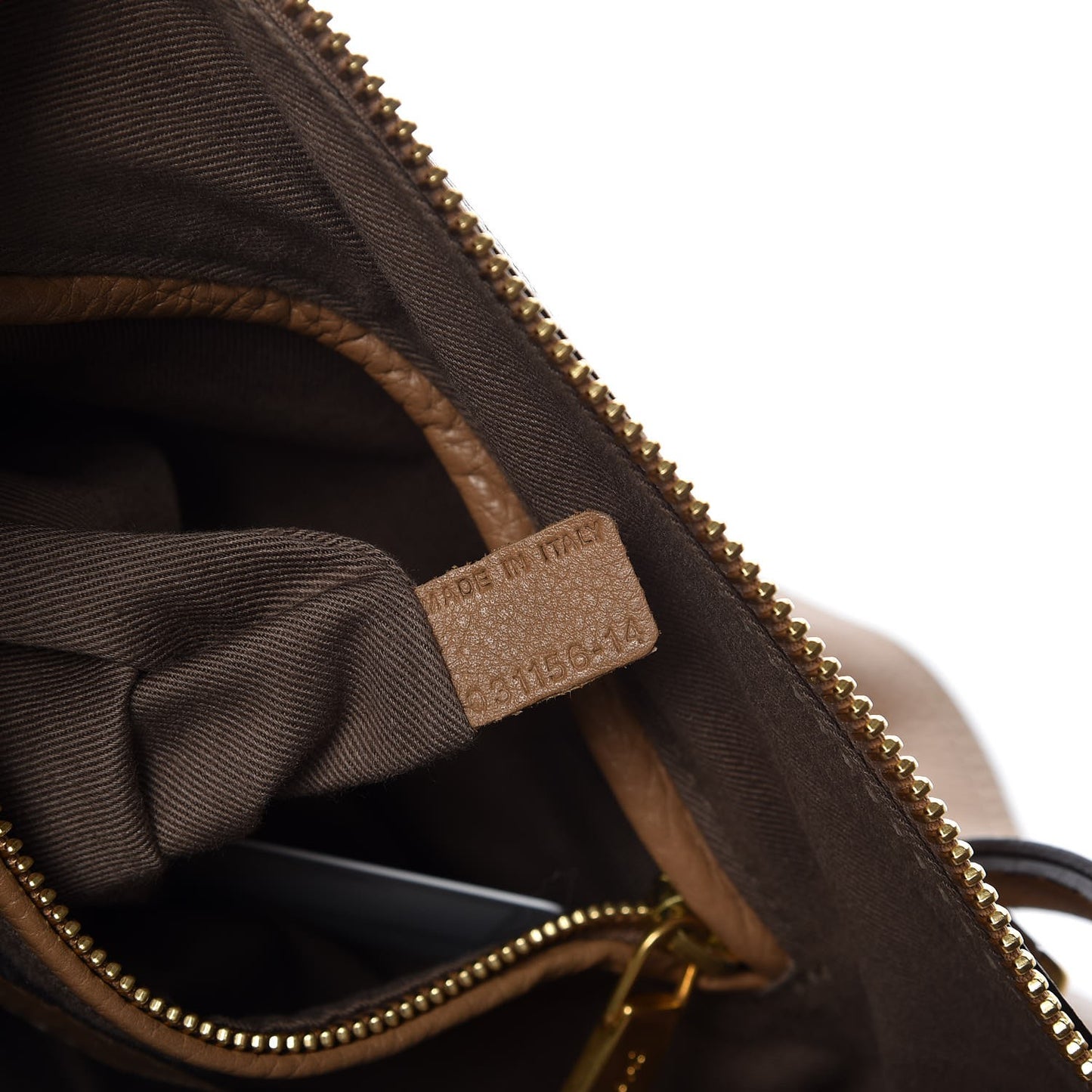 Calfskin Medium Marcie Satchel Nut