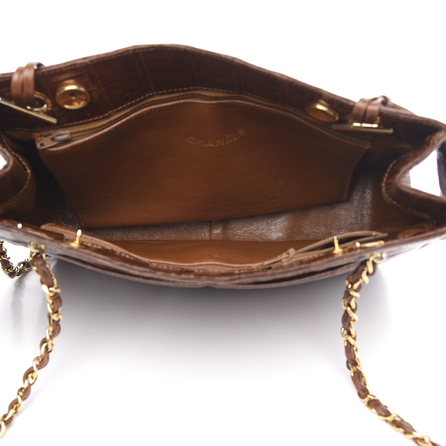 Alligator Tote Brown