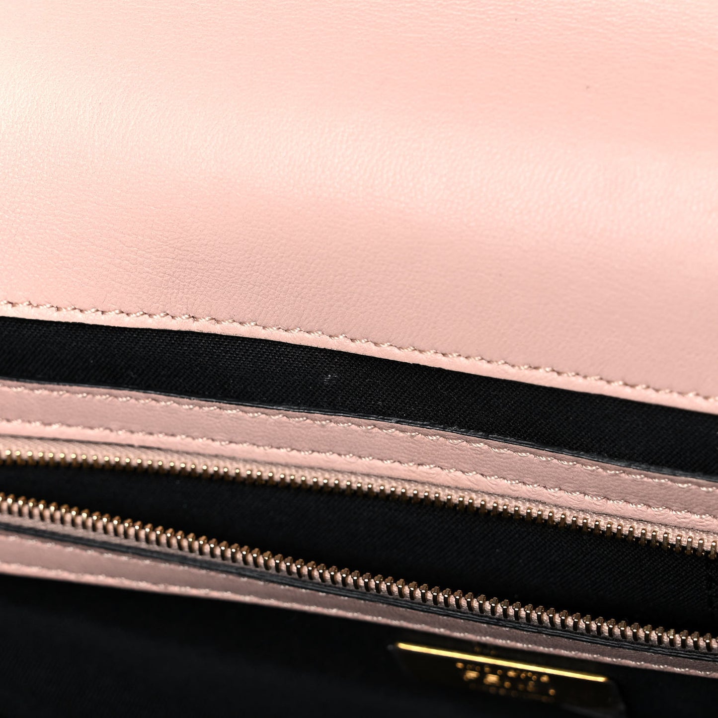 Nappa Apolo Bi-Color Chain Baguette Rosa Quarzo Black