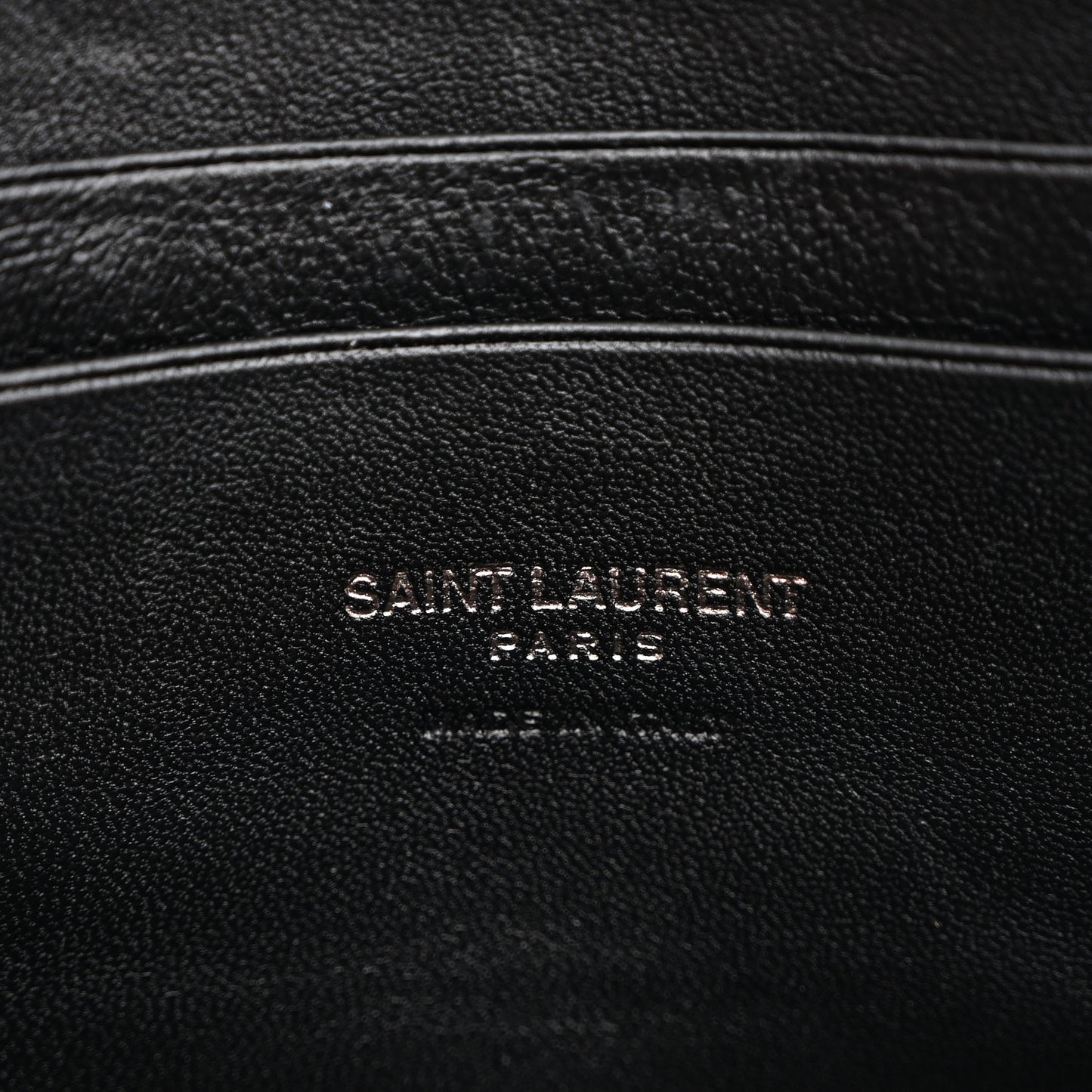 Grain De Poudre Matelasse Monochrome Monogram Mini Lou Camera Bag Black