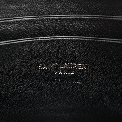 Saint Laurent Grain De Poudre Matelasse Monochrome Monogram Mini Lou Camera Bag Black 6 of 10
