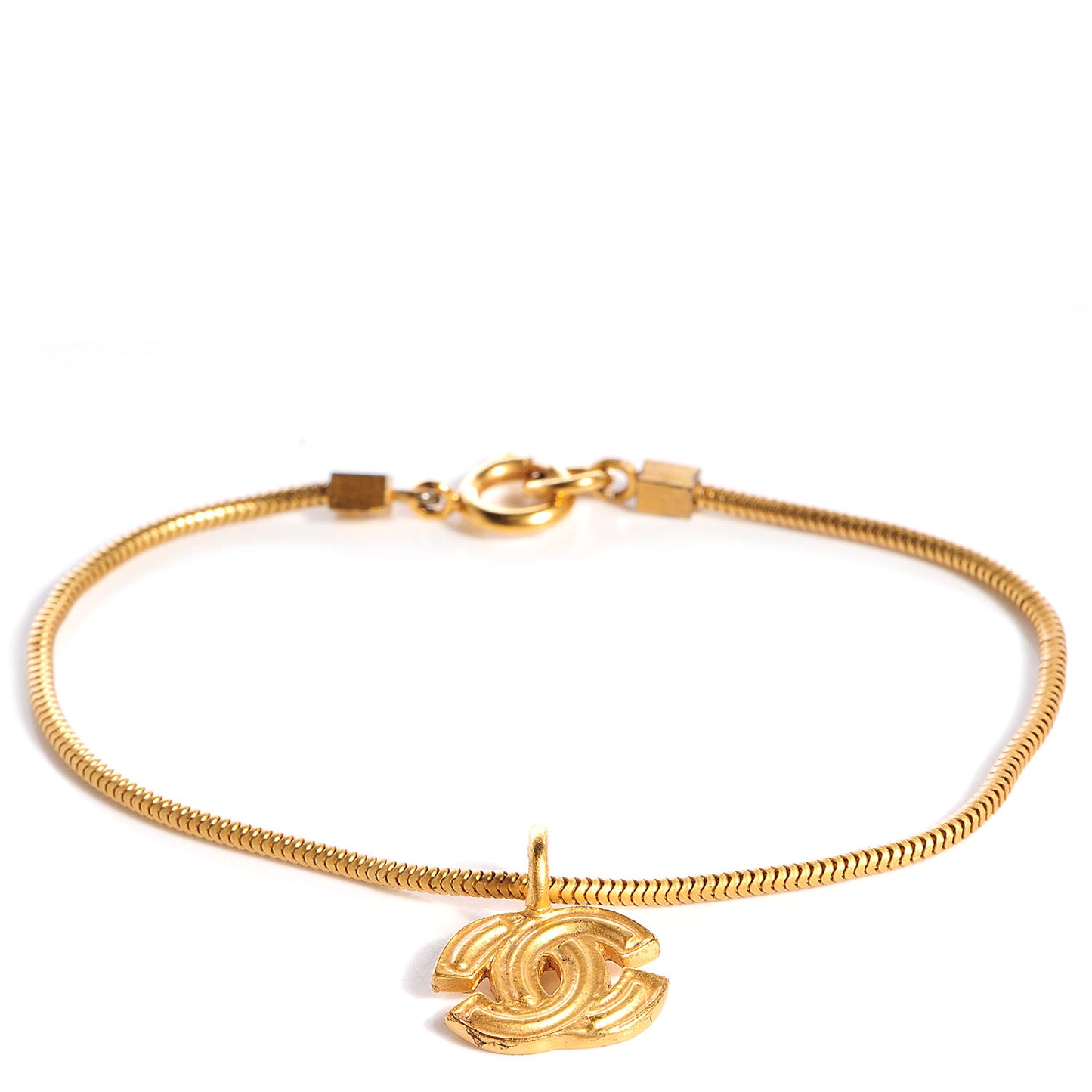 CC Charm Bracelet Gold