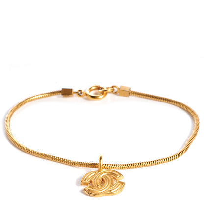 Chanel CC Charm Bracelet Gold 1 of 4