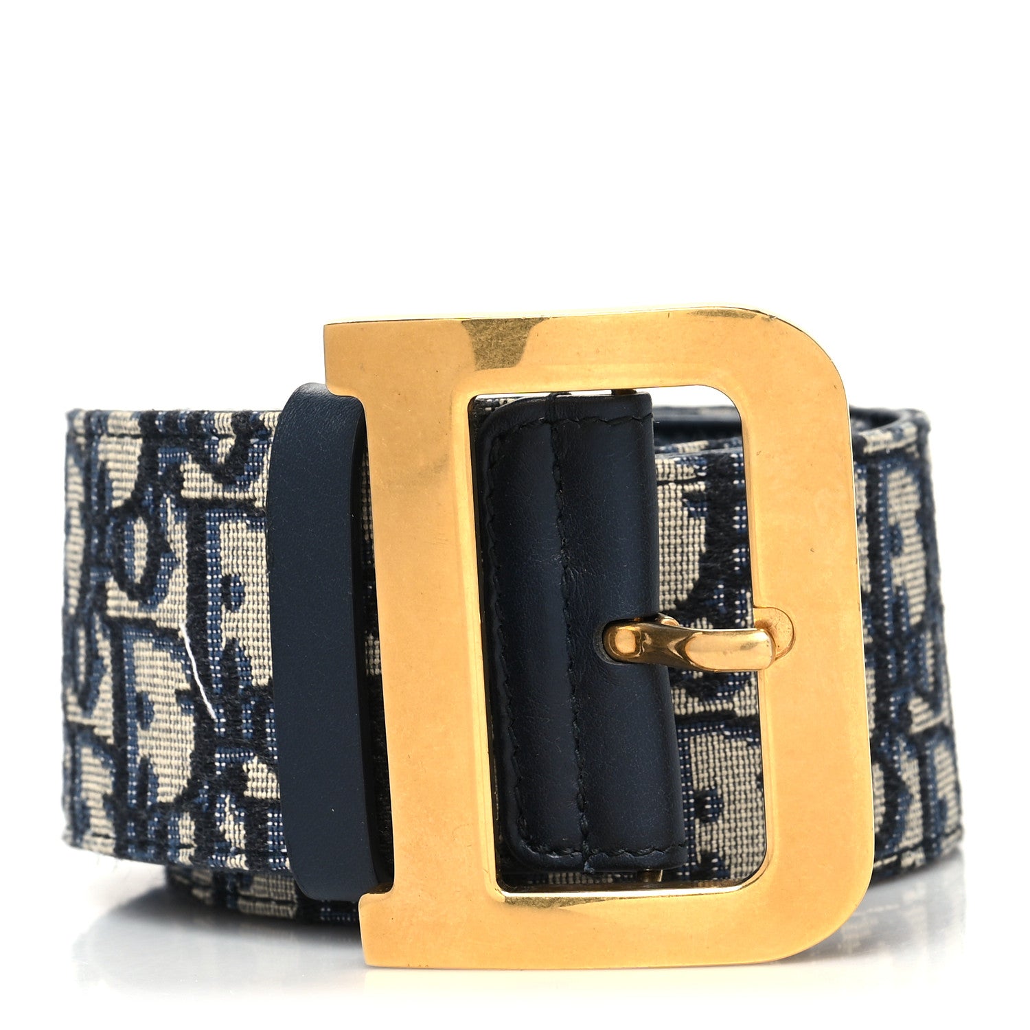 Christian Dior Oblique Diorquake Belt 80 Blue Multi 1 of 7