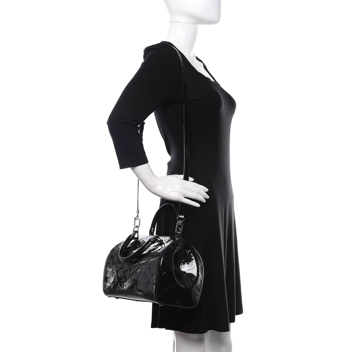 Louis Vuitton Vernis Montana Magnetique Black 2 of 12