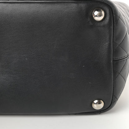 Chanel Calfskin Quilted Large Cambon Tote Black White 15 of 18