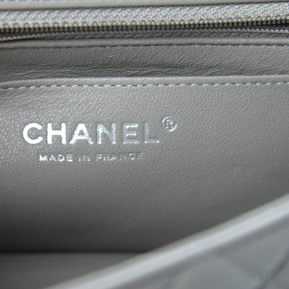 Chanel Lambskin Quilted Mini Rectangular Flap Grey 7 of 10