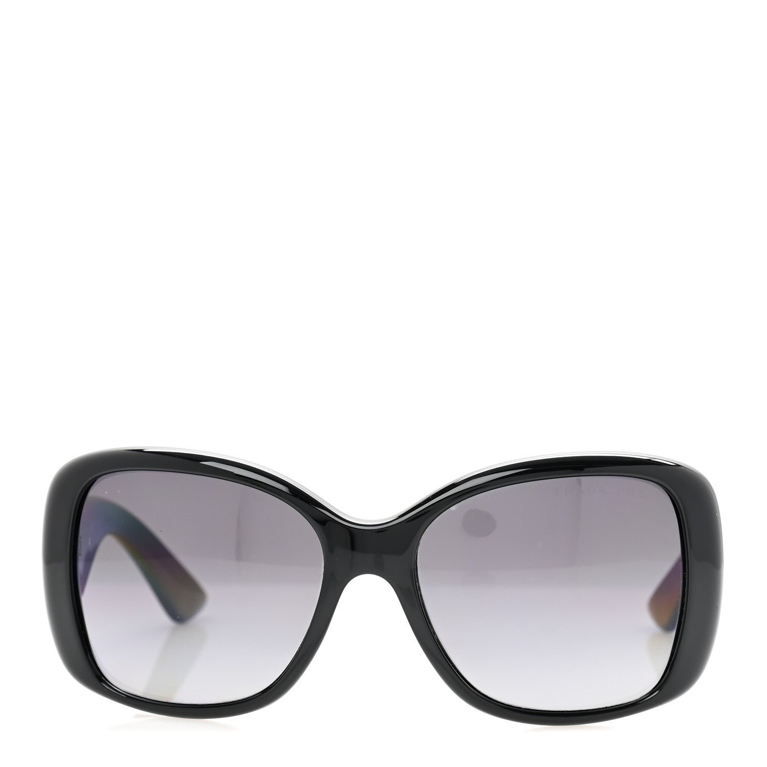 Prada Acetate Sunglasses SPR 32P Black 2 of 8