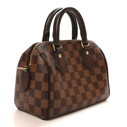 Louis Vuitton Damier Ebene Speedy Bandouliere 20 6 of 19