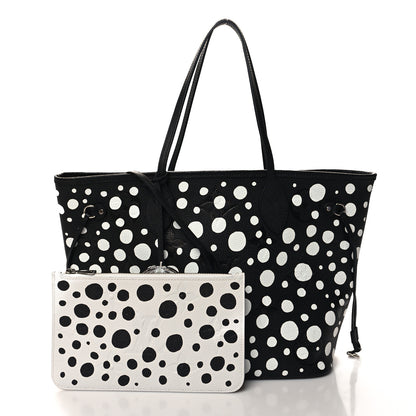 Louis Vuitton LV X YK Empreinte Neverfull MM Black White 3 of 10