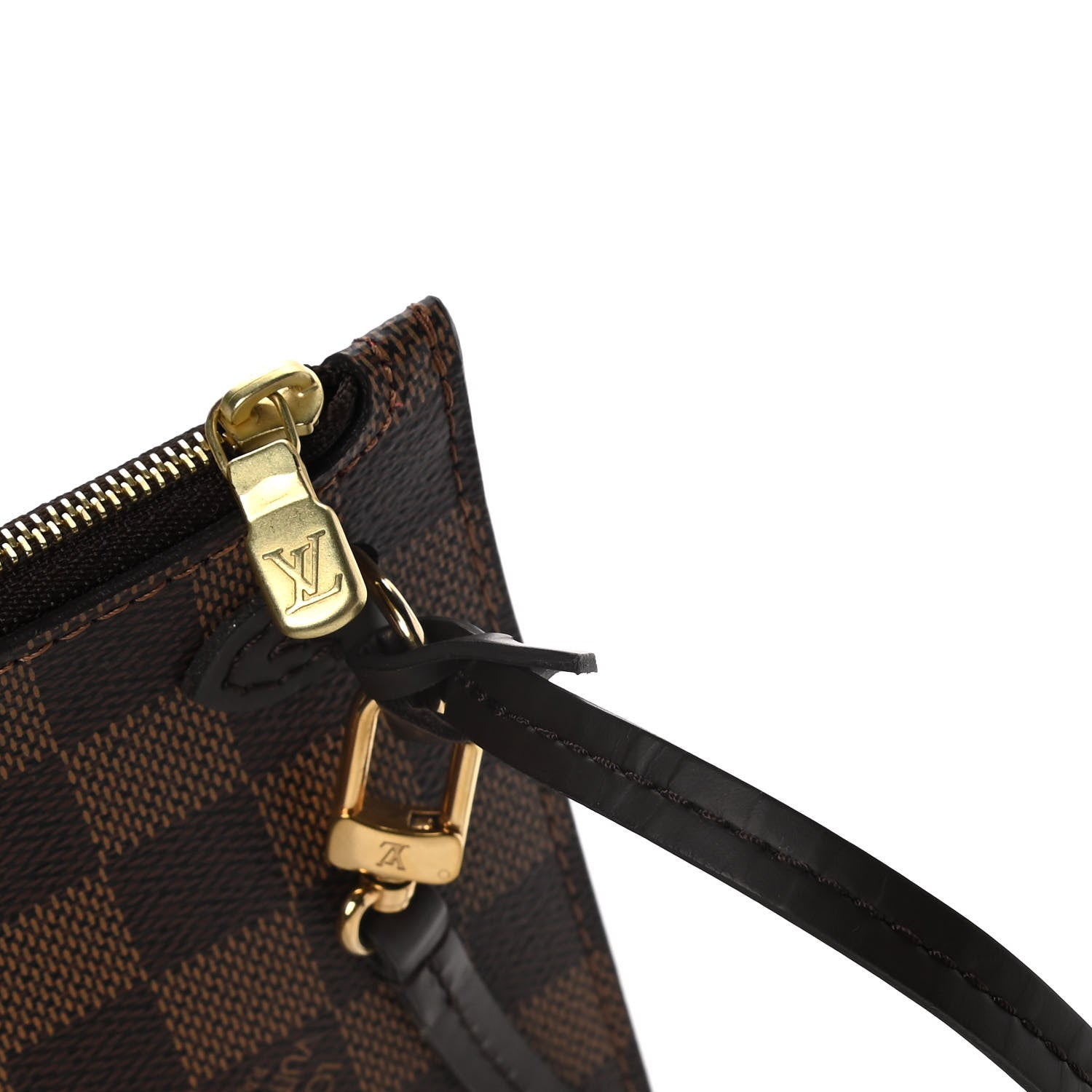 Louis Vuitton Damier Ebene Neverfull MM GM Pochette 8 of 12