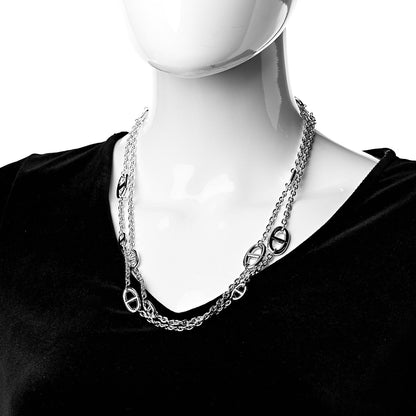 Hermes Sterling Silver Farandole Necklace 120 2 of 6