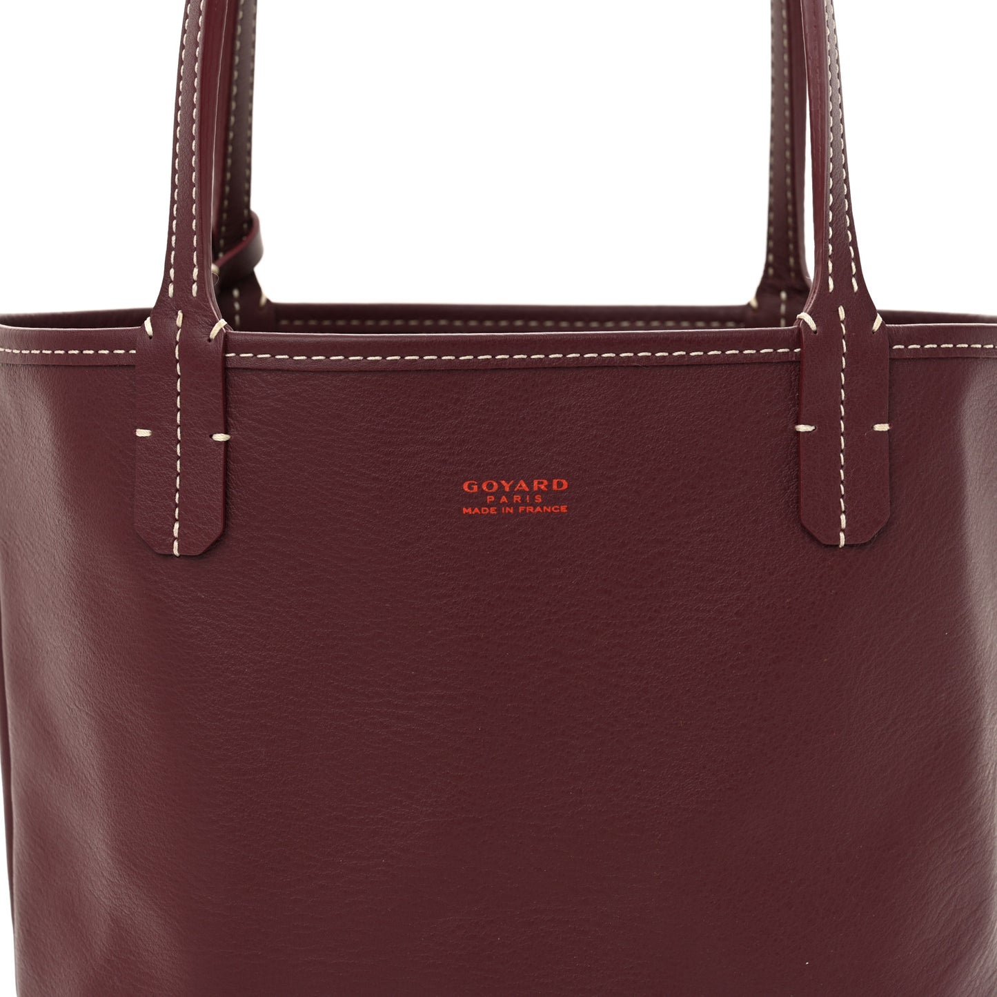Goyardine Reversible Mini Anjou Burgundy