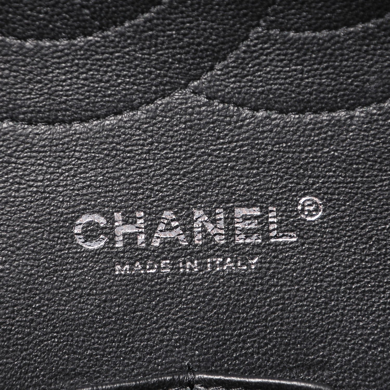 Chanel Crumpled Calfskin Quilted Jumbo Double Flap So Black 6 of 8